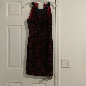 Boston Proper red and black size 0